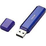 ELECOM USB�t���b�V�� NU 16GB PASS�Z�L�����e�B�@�\�t �u���[ MF-NU2A16GBU