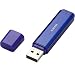 ELECOM USB�t���b�V�� NU 16GB PASS�Z�L�����e�B�@�\�t �u���[ MF-NU2A16GBU
