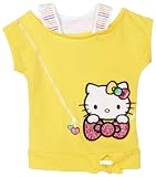 Hello Kitty Girls 2-6x Mini Waffle Applique On Tank 2-Fer Top Reviews