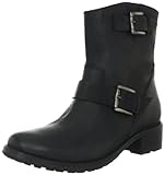 Buffalo London 1000 NEW 05 OIL NUBUCK 135496, Damen Fashion Halbstiefel & Stiefeletten, Schwarz (BLACK 01), EU 37