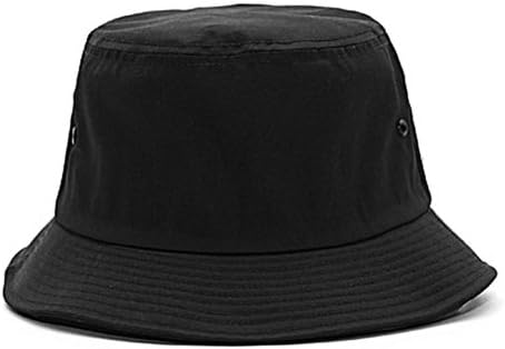 COTTON BLEND TWILL BUCKET HAT, Black Large