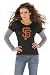San Francisco Giants Black Women's Primary Logo Tri Blend Long Sleeve ...