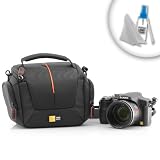 41 s94u4lHL. SL160  Compact, Premium QuickCase with 1 Pull Access for the Panasonic Lumix DMC FZ35, DMC GF1, DMC G1 Cameras and More   With Reinforced Nylon and Nylex For Superior Protection, Includes Lens Cleaning Kit