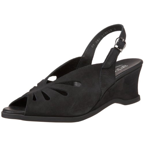 Arche Women's Pernoy Slingback Sandal,Noir,38 EU (US Women's 7 M)