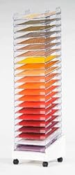 Display Dynamics 12x12 Angled Stackable Paper Trays