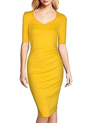 Colorblocking Stretchy Lace Fitted Summer Polyester/Rayon/Spandex Elbow Length Sleeves Cocktail Knee Length Short Bodycon Dress/Club Dress/Evening Dress/Prom Dress/Wedding Party Dress/Midi Dress 