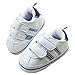 Toddler Boy Fuax Leather Crib Shoes Soft Sole Velcro Sport Sneakers