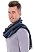 Simplicity Men's Winter Long Knit Striped Scarf w/ Tassels
