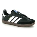 Adidas Samba Black White Leather Youth Trainers