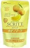 スクリット ボディソープ モモ葉オレンジエキス 詰替用450ml