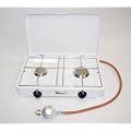 Campingkocher Kocher 2 flammig von Parker mit Deckel
