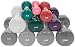 Hausmann Vinyl Coated Dumbbells - Set of 5 - 1 lb to 5 lbs