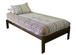 Santa Cruz Twin Bed (Rustic Walnut)