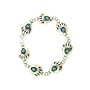 By Navajo Artist: Virginia Johnson: Beautiful! Genuine Mini Navajo Bear-paw Women's Bracelet.