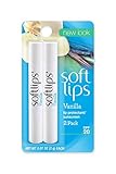 UPC 310742218725 product image for Softlips Lip Balm Protectant Value Pack, SPF 20, Vanilla, 2-Count 0.07-Ounce Tub | upcitemdb.com