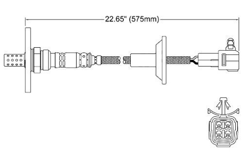 Walker 250-24053 Four Wire Oxygen Sensor