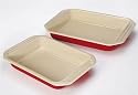 Kaiser 735610 La Table Brat- und Auflaufform, 35.5 x 24 x 5 cm, 2-farbige Emaille