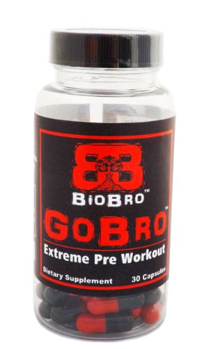 BioBro - GoBro Extreme Pre Workout Supplement - Best Pre Workout Supplement to Building Muscle Fast - Top Bodybuilding Supplements