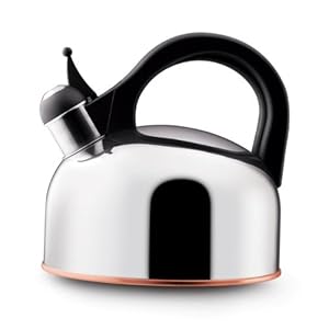Paula Deen Signature Teakettles 2-quart Stainless Steel Classic Kettle With Copper Bottom