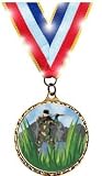 Crown Awards Shooting Sports Medals - 2 Inch Venetian Shooting Sports Medal