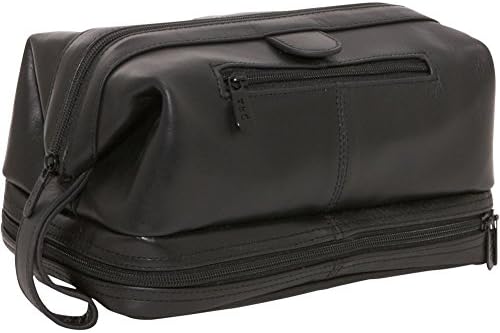 AmeriLeather Leather Toiletry Bag