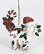 Whimsiclay Peppermint Ornament