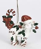 Whimsiclay Peppermint Ornament
