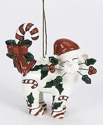 Whimsiclay Peppermint Ornament