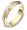5.5mm 14 Karat Titanium & Yellow Gold Wedding Band Ring - 4