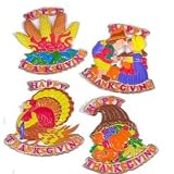 20'' Thanksgiving Plaques- 4 Styles Case Pack 72