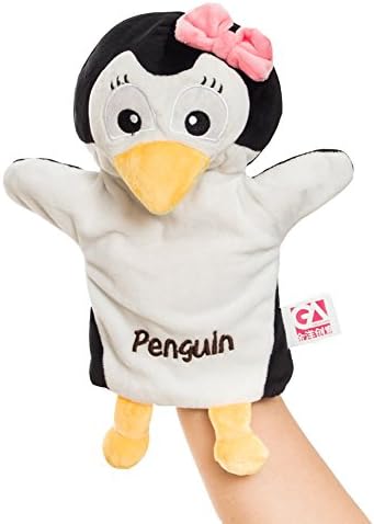 Hflove Funny Creative Children's Plush Toy Hand Puppet (penguin)