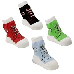Product Image Baberoo Organic Socks Set- High Tops 4pk