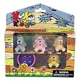 KooKoo Kennel 4 Pack Mini Figures - Hairyterrier, Poodledoodle, Golden Fetcher & FluffaghanIMAGE