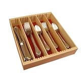 Flatware Drawer Organizer, Custom-Built for Narrow Drawers