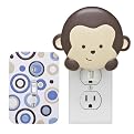 Tiddliwinks Blue Dot NIGHT LIGHT/SWITCH PLATE