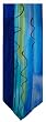 Men's J. Jerry Garcia Neck Tie Limited Edition Collection Forty-three Wired Crossroads Blue Blend 100% Silk