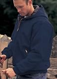 Big Mens Timberline Hooded Heavyweight 12 oz Cotton Canvas Jacket by TR Gold (Big & Tall and Regula