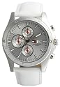 Tommy Hilfiger Women's Chronograph White Patent Leather Watch #1780648