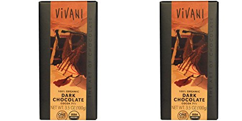 (2 PACK) - Vivani Organic Dark Choclate With 71% Cocoa | 100 x 10g x | 2 PACK - SUPER SAVER - SAVE MONEY