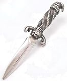 German Eagle Talon Dagger Sword Pewter Pendant Necklace