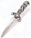 German Eagle Talon Dagger Sword Pewter Pendant Necklace