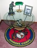 FanMats MARINES Round Mat F0006683