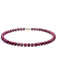 8.5-9mm Cranberry Freshwater Pearl Necklace