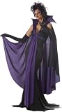 Female Vampire Costume includes Dress with Collar, Cape and Vinyl Stake
