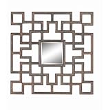 Elaborate Artistry Wall Mirror in Dark Gold