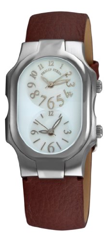 Philip Stein Women's 1FFSMOPCBR Cowhide Strap Watch