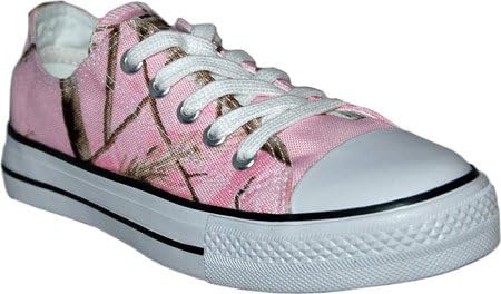Itasca Girls' Alumni RT AP Tennis Casual,Real Tree Pink Camo Canvas,US 1 M