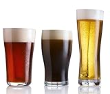 Arc International Luminarc 12-Piece Brewmaster Set,4 of each: midland 16 oz., Tulip 16 oz., Oslo pilsner 16 oz.