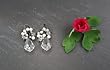 Swarovski Crystal Baroque Pendant Earring - Crystal (Antoinette)