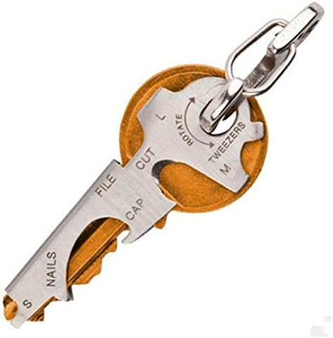 Wholesalekin 1pcs Keytool Multitool Set Silver